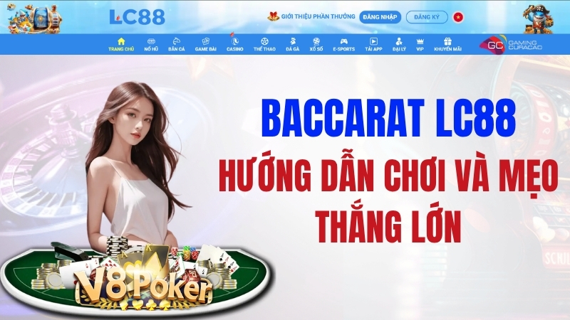 Baccarat LC88 – Hướng Dẫn Chơi Và Mẹo Thắng Lớn